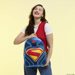 Superman Light Up Glow Full-Size Backpack LFlifestyle1 view 2